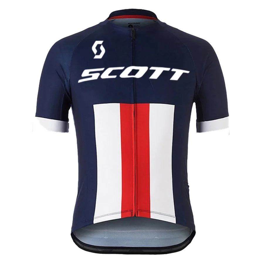 Scott Men Pro Cycling Jersey (Bib) Shorts Breathable Short Sleeve Bibs Kits