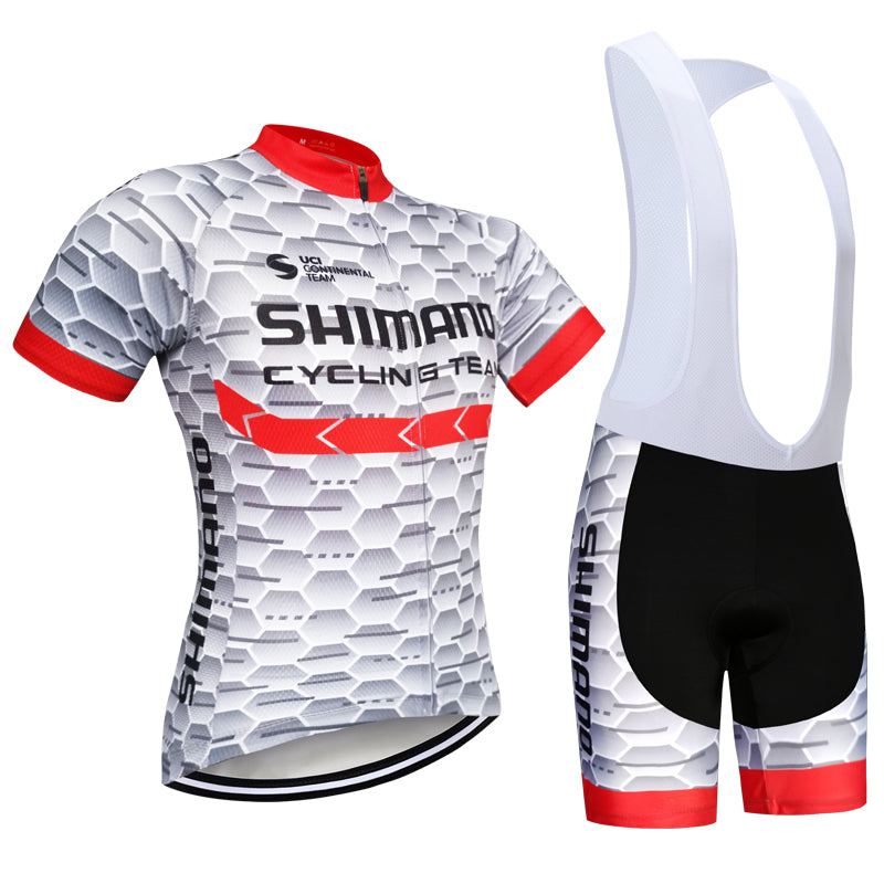 Men's Short Sleeve Cycling Jersey (Bib) Shorts Shimano