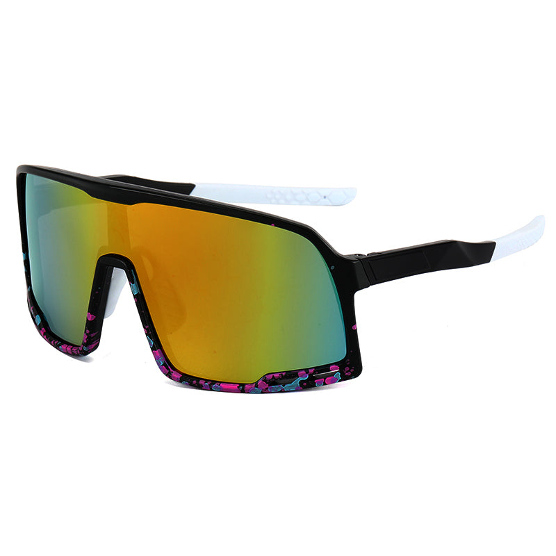 XSY-9321-2 Cycling Glasses Sports Sunglasses, UV400 Protection Running Fishing Driving Baseball Glasses