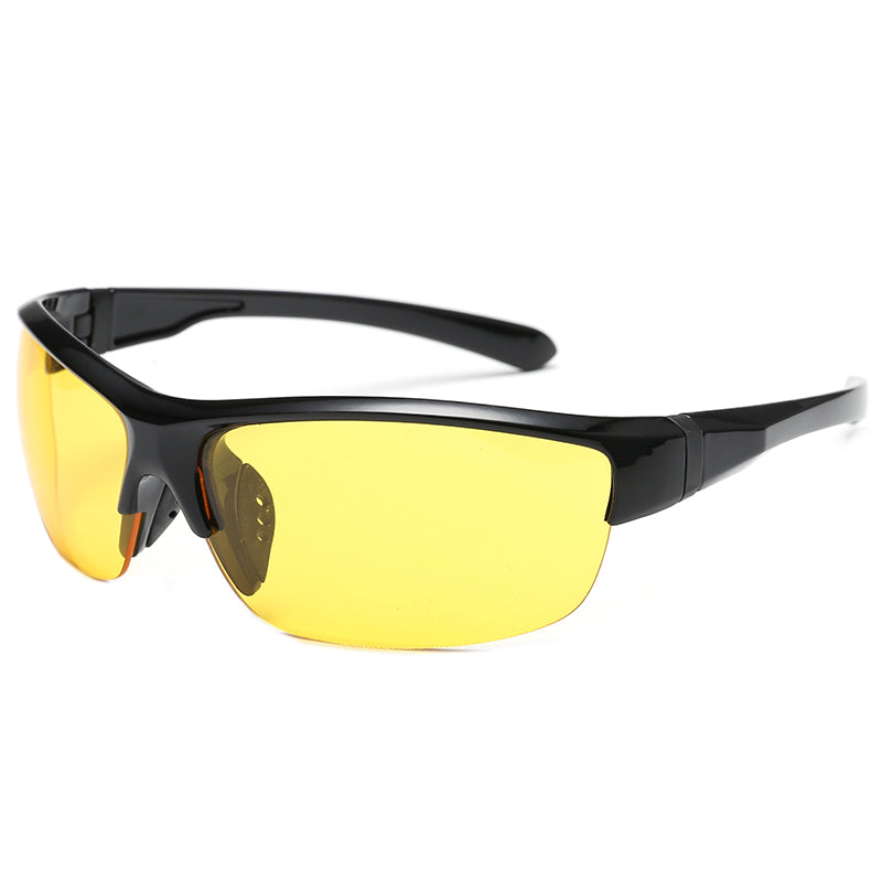 XSY-8222 Cycling Glasses Sports Sunglasses, UV400 Protection Running Fishing Driving Baseball Glasses