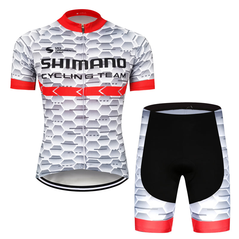 Men's Short Sleeve Cycling Jersey (Bib) Shorts Shimano