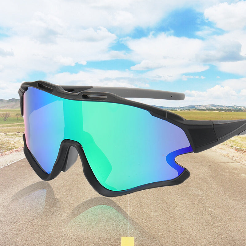 XSY-8303 Cycling Glasses Sports Sunglasses, UV400 Protection Running Fishing Driving Baseball Glasses