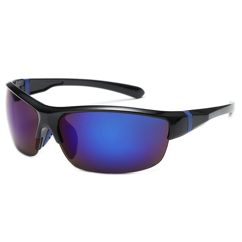 XSY-8222 Cycling Glasses Sports Sunglasses, UV400 Protection Running Fishing Driving Baseball Glasses