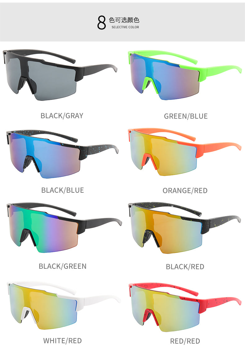 XSY-8304 Cycling Glasses Sports Sunglasses, UV400 Protection Running Fishing Driving Baseball Glasses