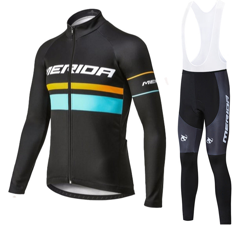 Merida Mens Women Long Sleeve Cycling Jersey (Bib) Pants 867