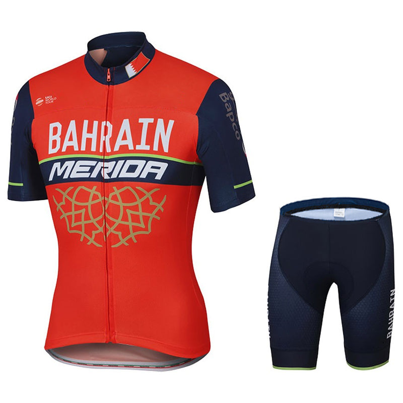 Men's Breathable Short Sleeve Cycling Jersey (Bib) Shorts Merida-883