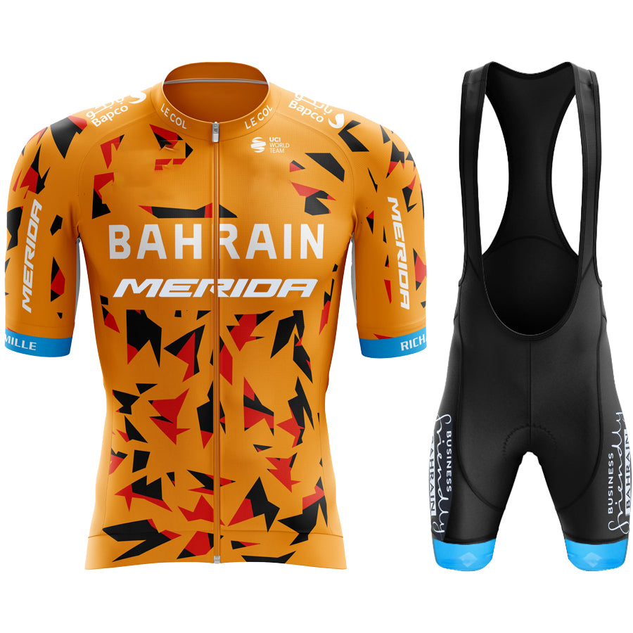 Men's Breathable Short Sleeve Cycling Jersey (Bib) Shorts Merida-886