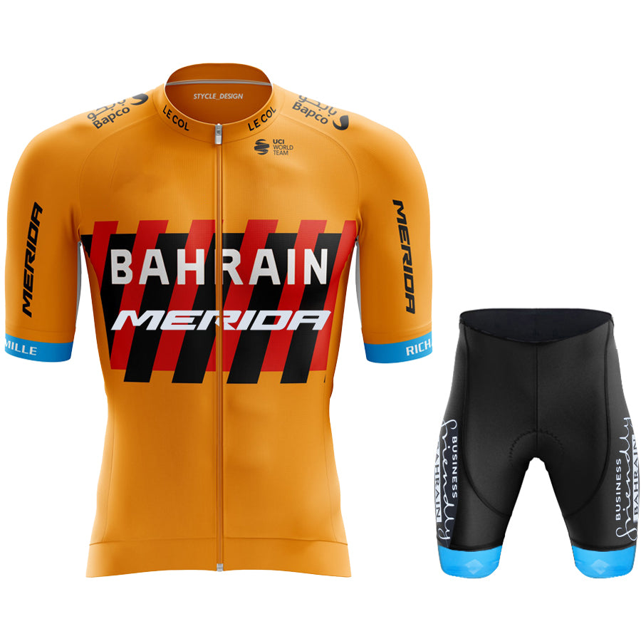 Men's Breathable Short Sleeve Cycling Jersey (Bib) Shorts Merida-887