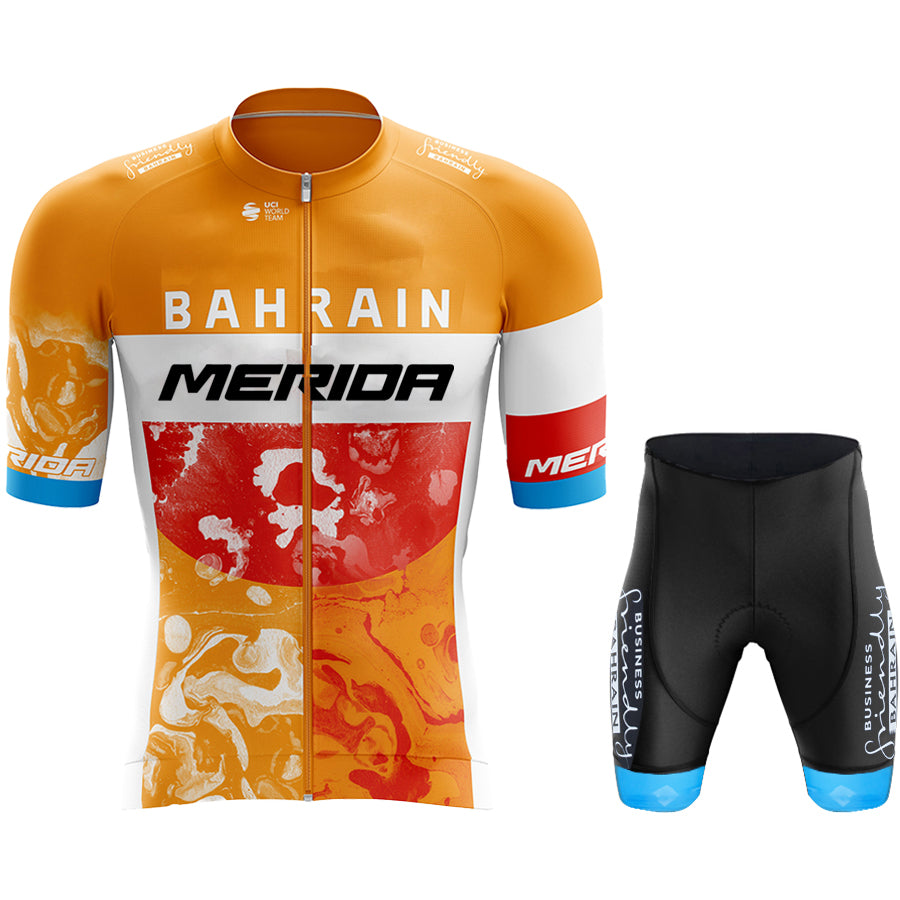 Men's Breathable Short Sleeve Cycling Jersey (Bib) Shorts Merida-888
