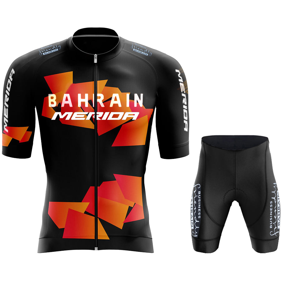 Men's Breathable Short Sleeve Cycling Jersey (Bib) Shorts Merida-890