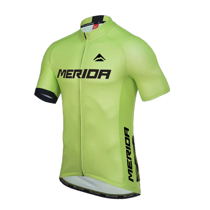 Men's Breathable Short Sleeve Cycling Jersey (Bib) Shorts Merida-892