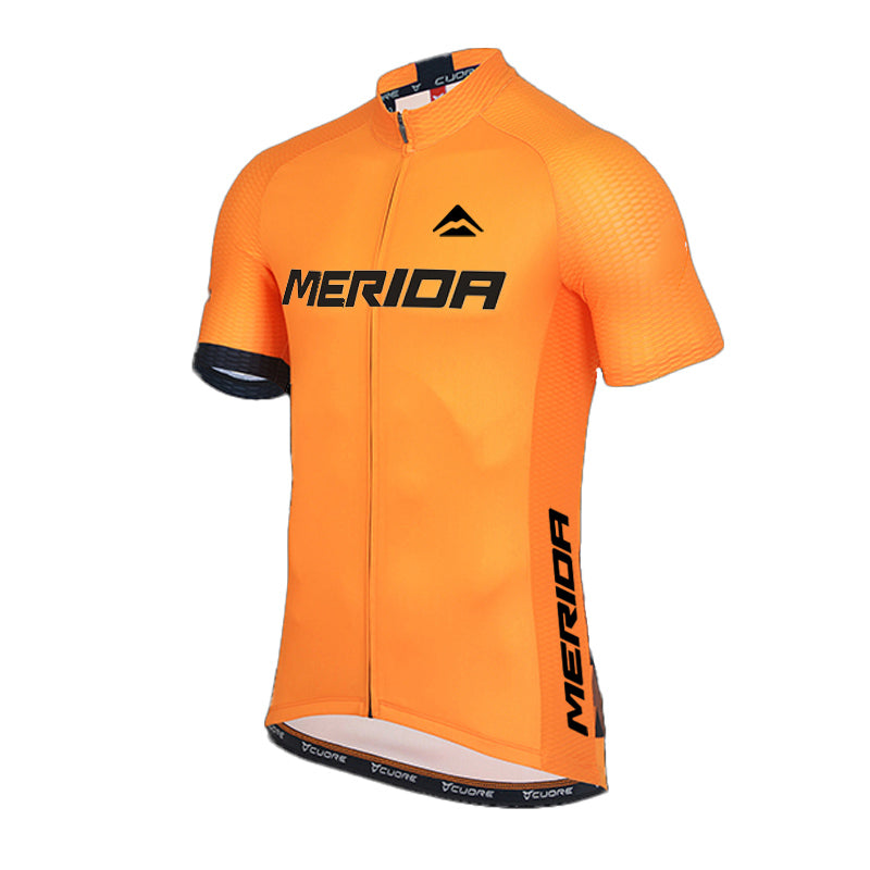 Men's Breathable Short Sleeve Cycling Jersey (Bib) Shorts Merida-894