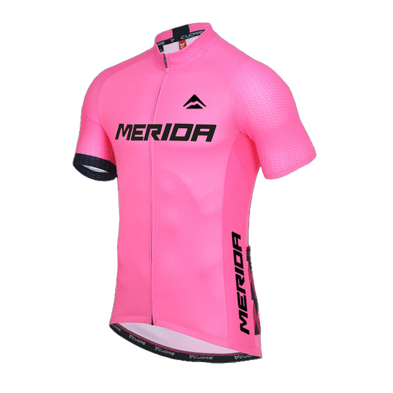 Men's Breathable Short Sleeve Cycling Jersey (Bib) Shorts Merida-895