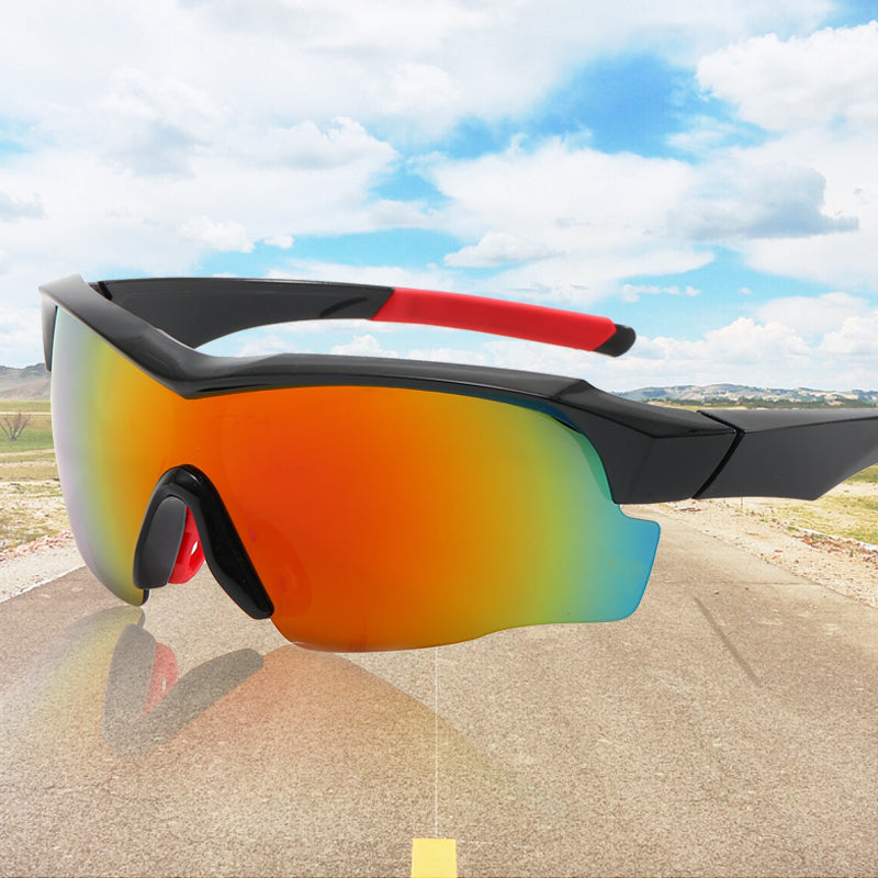 XSY-9189 Cycling Glasses Sports Sunglasses, UV400 Protection Running Fishing Driving Baseball Glasses
