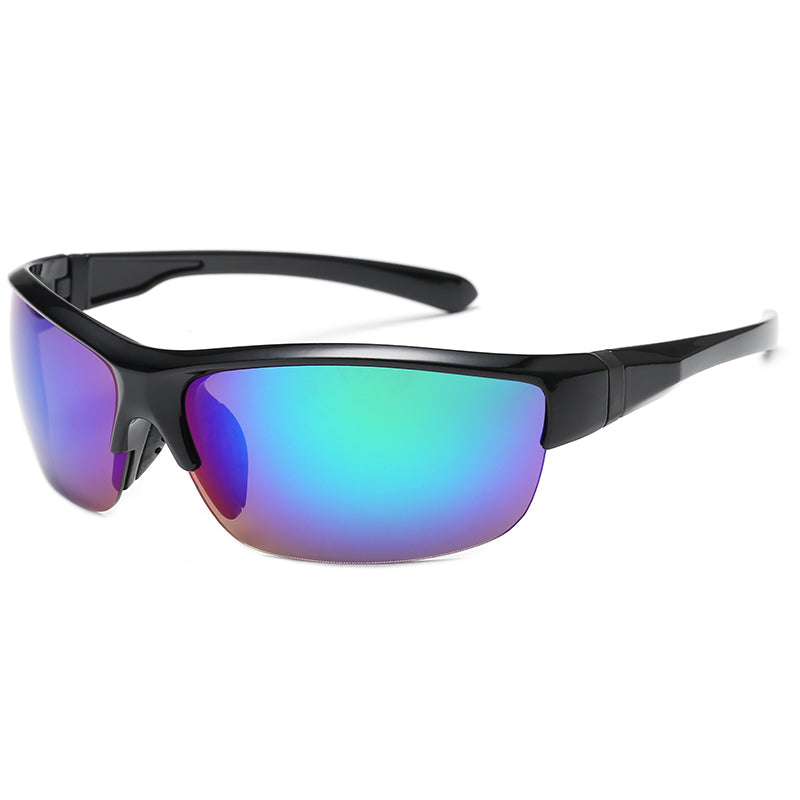 XSY-8222 Cycling Glasses Sports Sunglasses, UV400 Protection Running Fishing Driving Baseball Glasses