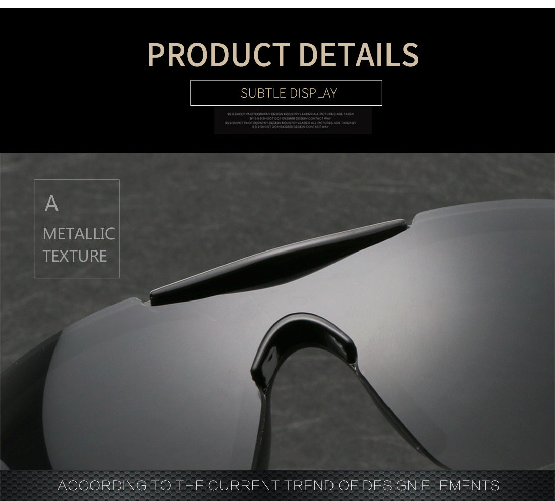 XSY-9206 Cycling Glasses Sports Sunglasses, UV400 Protection Running Fishing Driving Baseball Glasses for Men Women