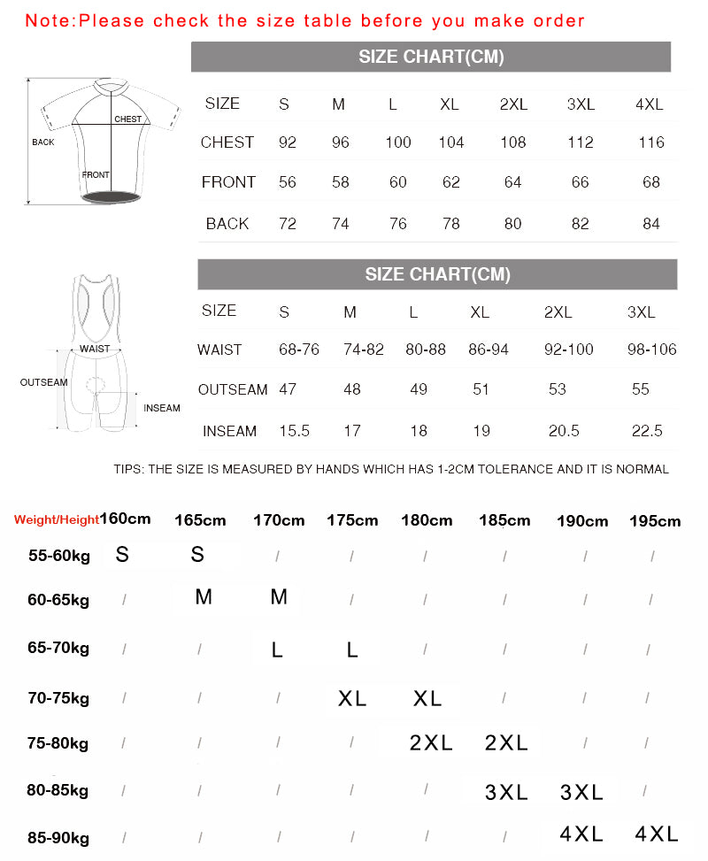 Men's Breathable Short Sleeve Cycling Jersey (Bib) Shorts Trek-1242