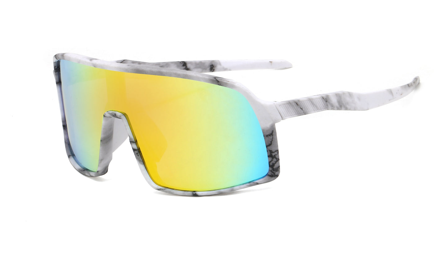 XSY-8230 Cycling Glasses Sports Sunglasses, UV400 Protection Running Fishing Driving Baseball Glasses