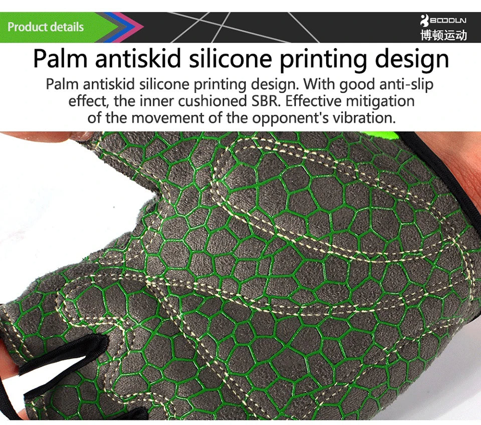 Elevate Your Ride: Sleek and Durable Half Finger Cycling Gloves BOODUN 2181082YY