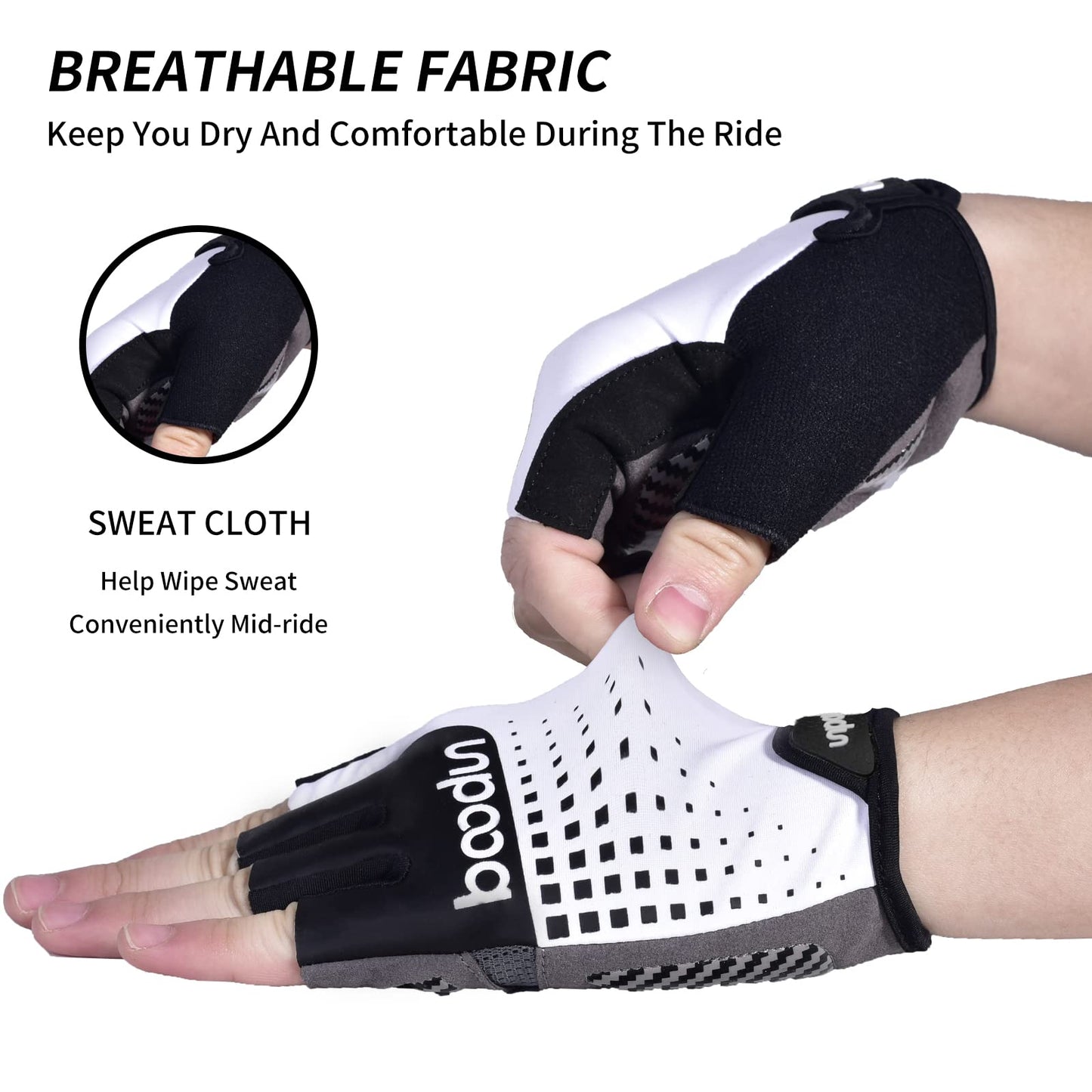 Ride in Style: Premium Half Finger Cycling Gloves for Maximum Comfort BOODUN 2101255