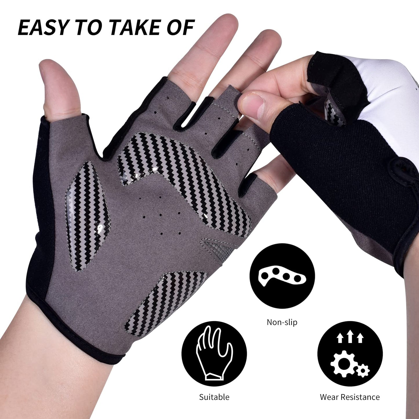 Ride in Style: Premium Half Finger Cycling Gloves for Maximum Comfort BOODUN 2101255