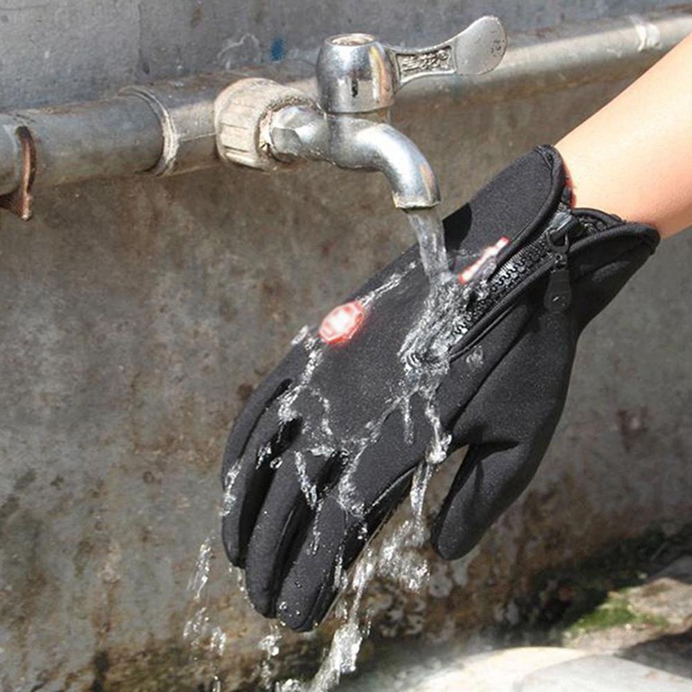Women Men Windproof Gloves Waterproof Snowboard Ski Gloves Motorcycle Cycling Riding Winter Warm Non-Slip Touch Screen Glove