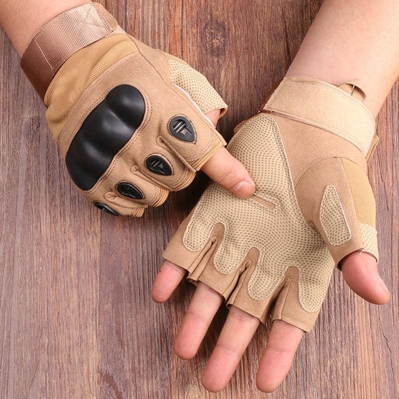 Half Finger Men Gloves Outdoor Military Tactical Gloves Sports Shooting Hunting Airsoft Motorcycle Cycling Gloves