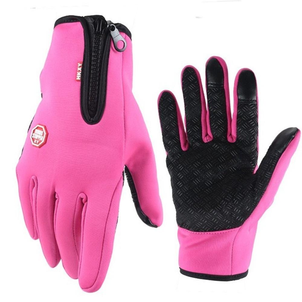 Women Men Windproof Gloves Waterproof Snowboard Ski Gloves Motorcycle Cycling Riding Winter Warm Non-Slip Touch Screen Glove