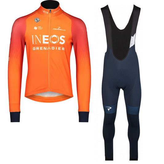 Cycling  Long Sleeve Jersey Bib Pants MTB Riding Sets Ineos-2022-001-DF
