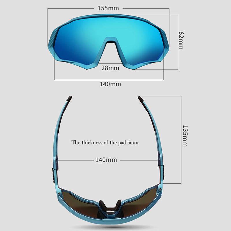 Cycling Glasses Men Sports MTB Bicycle Cycling Polarized Sunglasses 05