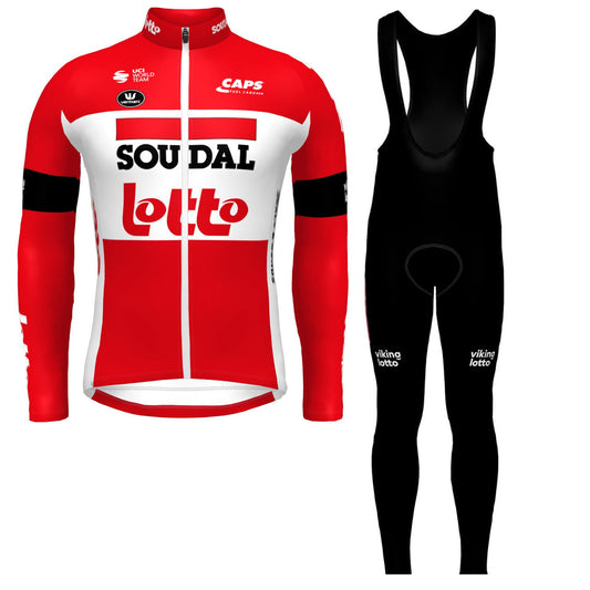 Lotto 2022 Cycling  Long Sleeve Jersey Bib Pants MTB Riding Sets Lotto-2022-001-DF