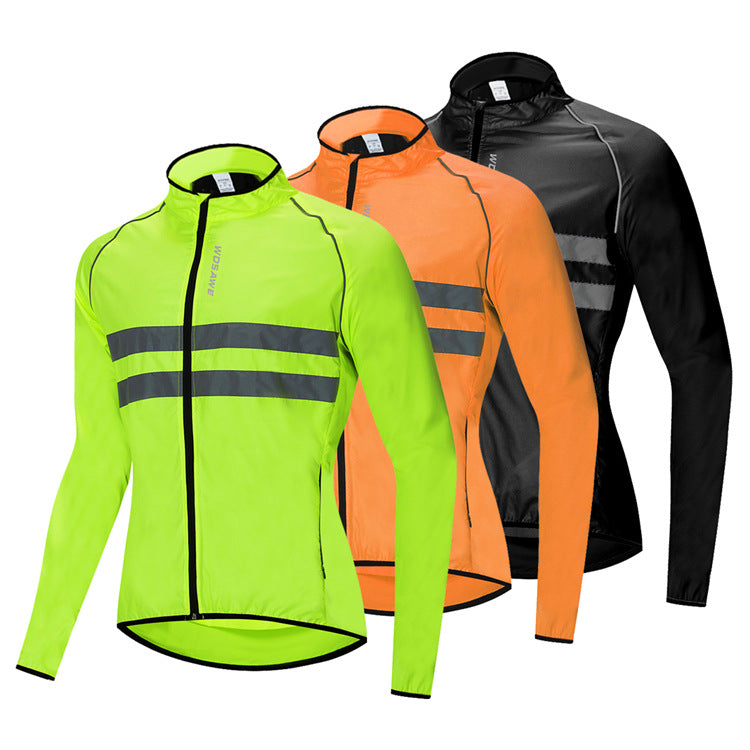 Unisex Sports Raincoat Cycling Bike Bicycle Waterproof Windproof Rain Coat Jackets wofeide-BL215