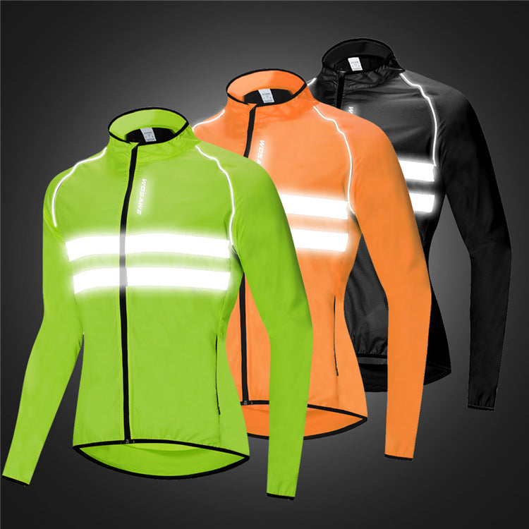 Unisex Sports Raincoat Cycling Bike Bicycle Waterproof Windproof Rain Coat Jackets wofeide-BL215
