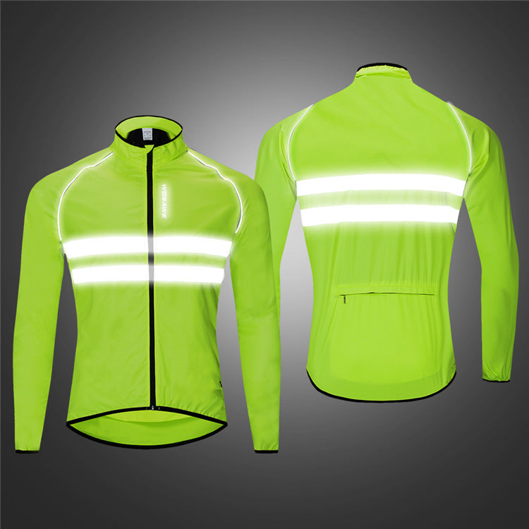 Unisex Sports Raincoat Cycling Bike Bicycle Waterproof Windproof Rain Coat Jackets wofeide-BL215