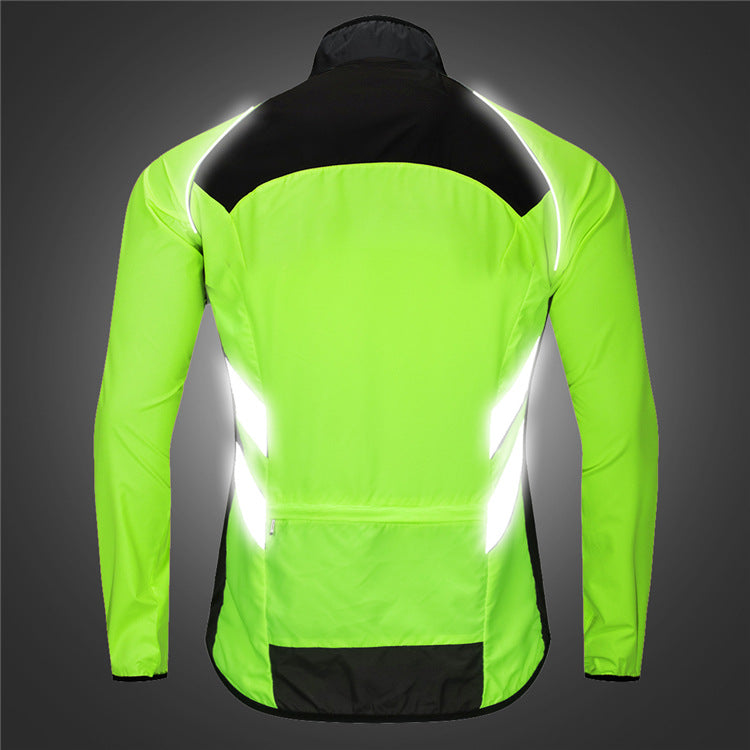 Unisex Sports Raincoat Cycling Bike Bicycle Waterproof Windproof Rain Coat Jackets wofeide-BL218