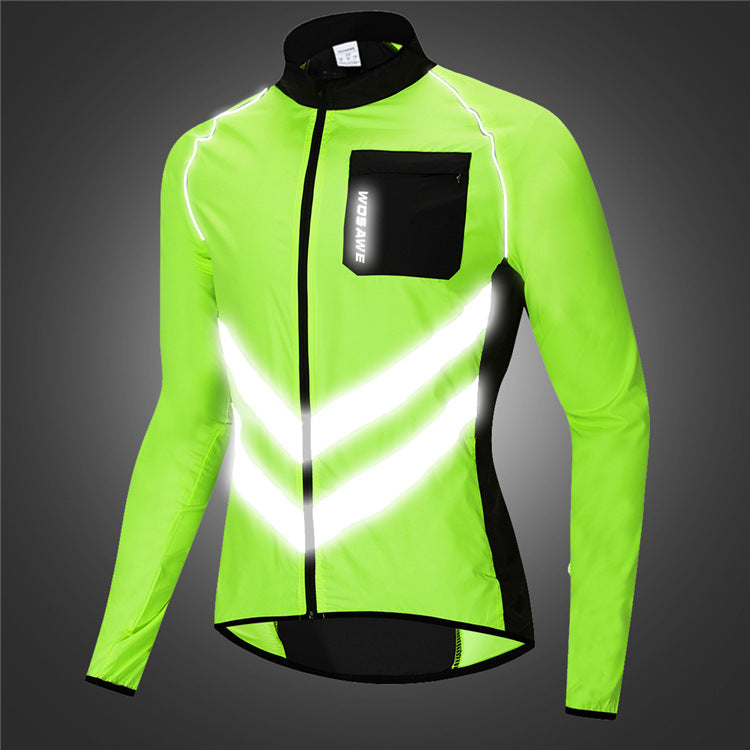 Unisex Sports Raincoat Cycling Bike Bicycle Waterproof Windproof Rain Coat Jackets wofeide-BL218