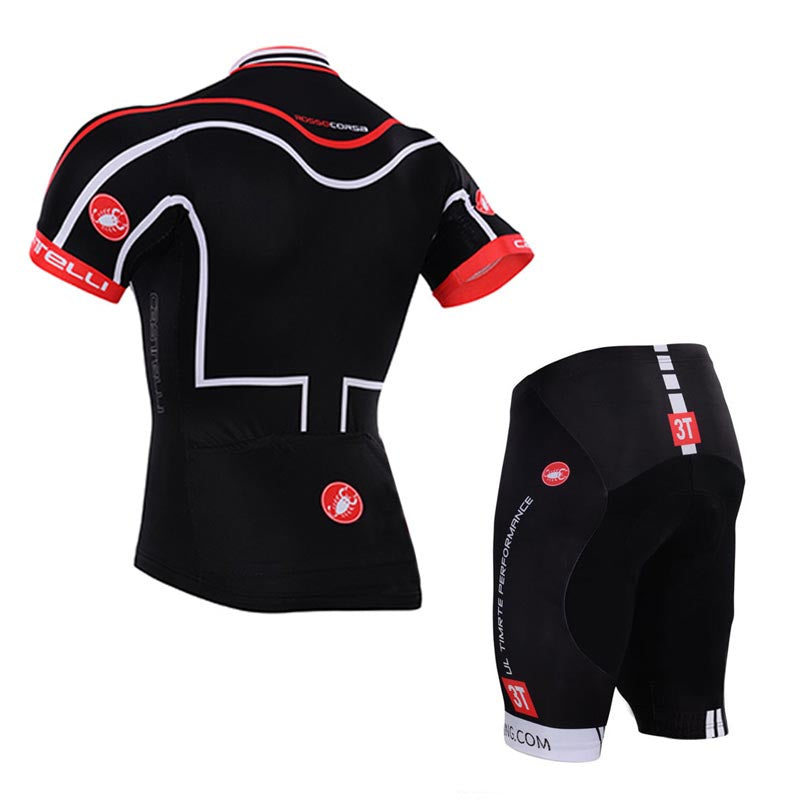 Men's Short Sleeve Cycling Jersey (Bib) Shorts Castelli 245