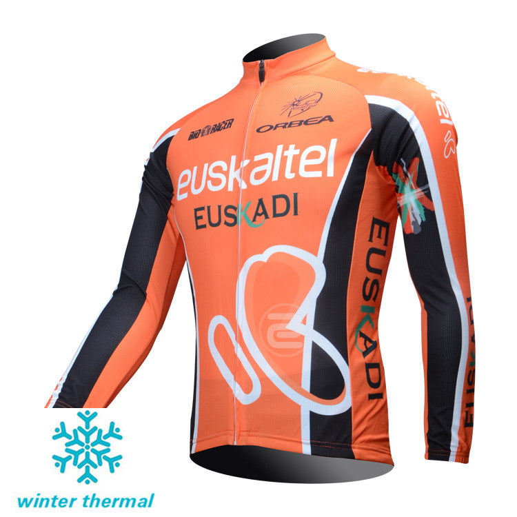 Winter Fleece Long Sleeve Cycling Jersey (Bib) Pants 031