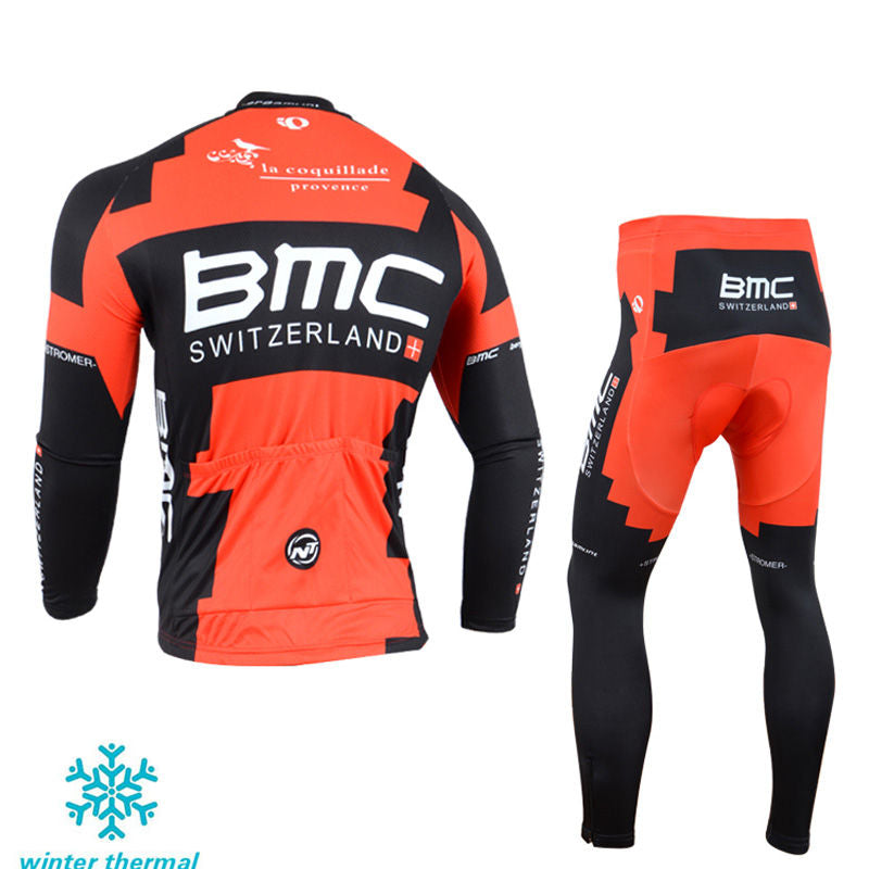 Winter Fleece Long Sleeve Cycling Jersey (Bib) Pants 125