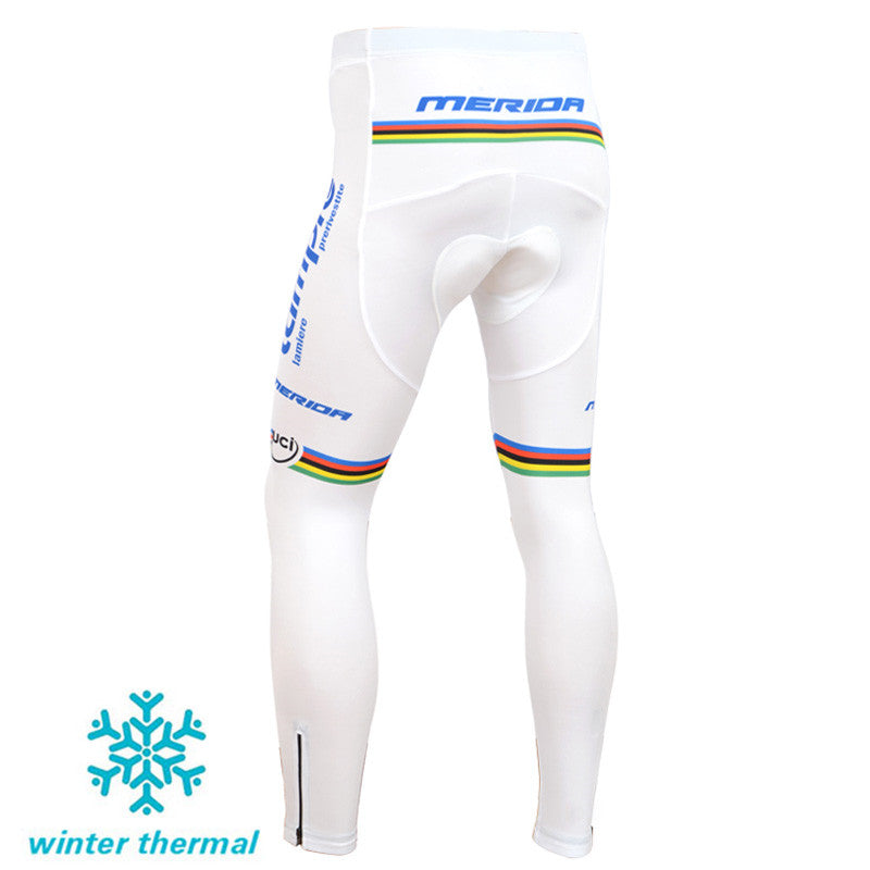 Winter Fleece Long Sleeve Cycling Jersey (Bib) Pants 081