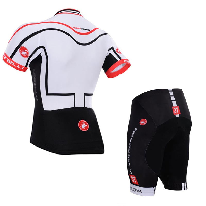 Men's Short Sleeve Cycling Jersey (Bib) Shorts Castelli 246