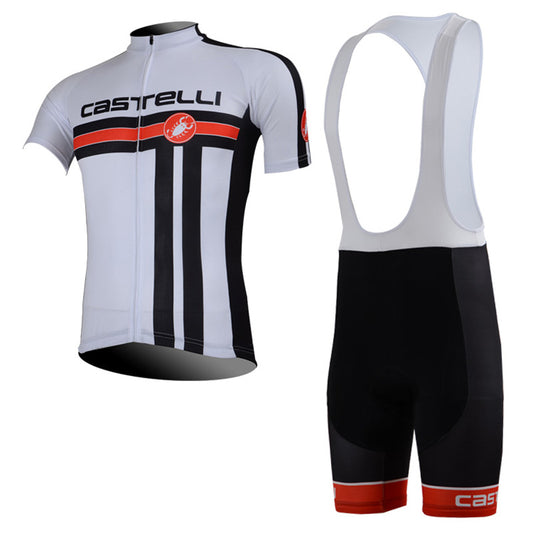Men's Short Sleeve Cycling Jersey (Bib) Shorts Castelli 009