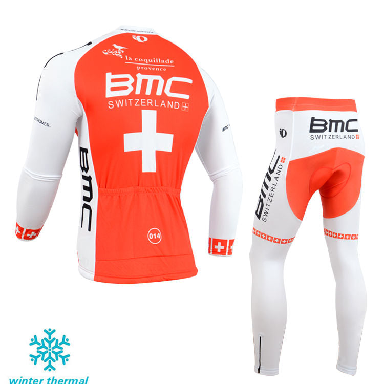 Winter Fleece Long Sleeve Cycling Jersey (Bib) Pants 122