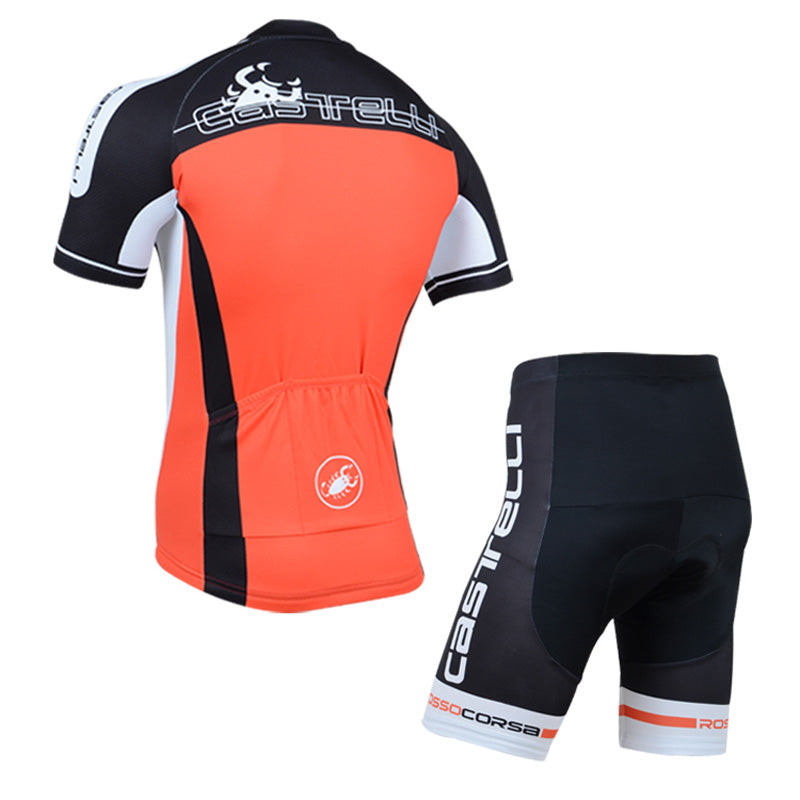 Men's Short Sleeve Cycling Jersey (Bib) Shorts Castelli 114