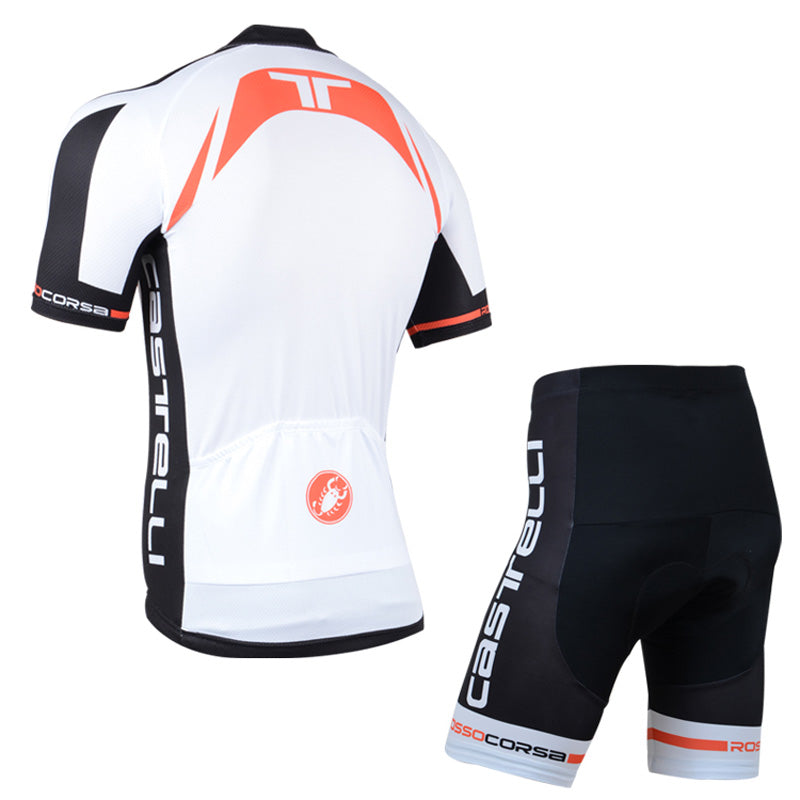 Men's Short Sleeve Cycling Jersey (Bib) Shorts Castelli 089