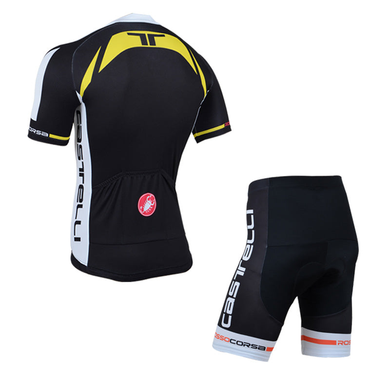 Men's Short Sleeve Cycling Jersey (Bib) Shorts Castelli 102