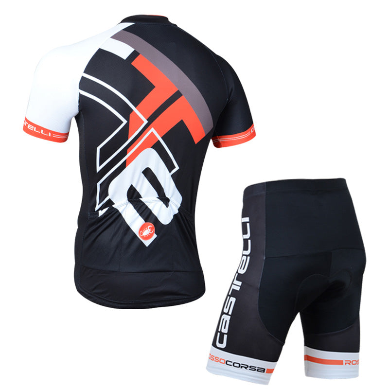 Men's Short Sleeve Cycling Jersey (Bib) Shorts Castelli 143