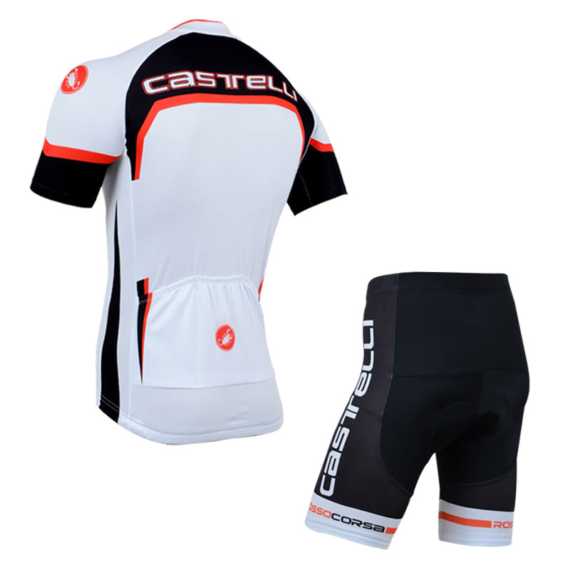 Men's Short Sleeve Cycling Jersey (Bib) Shorts Castelli 111