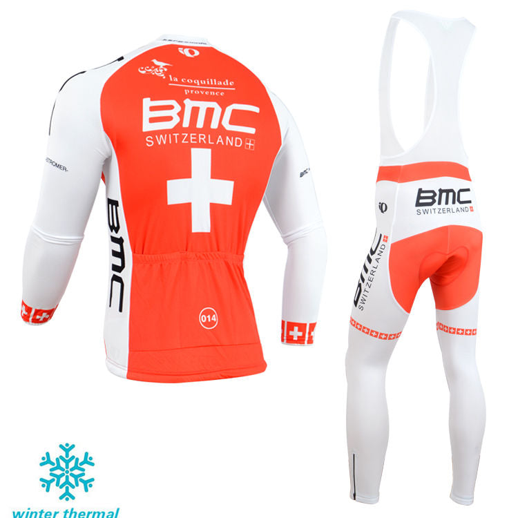 Winter Fleece Long Sleeve Cycling Jersey (Bib) Pants 122