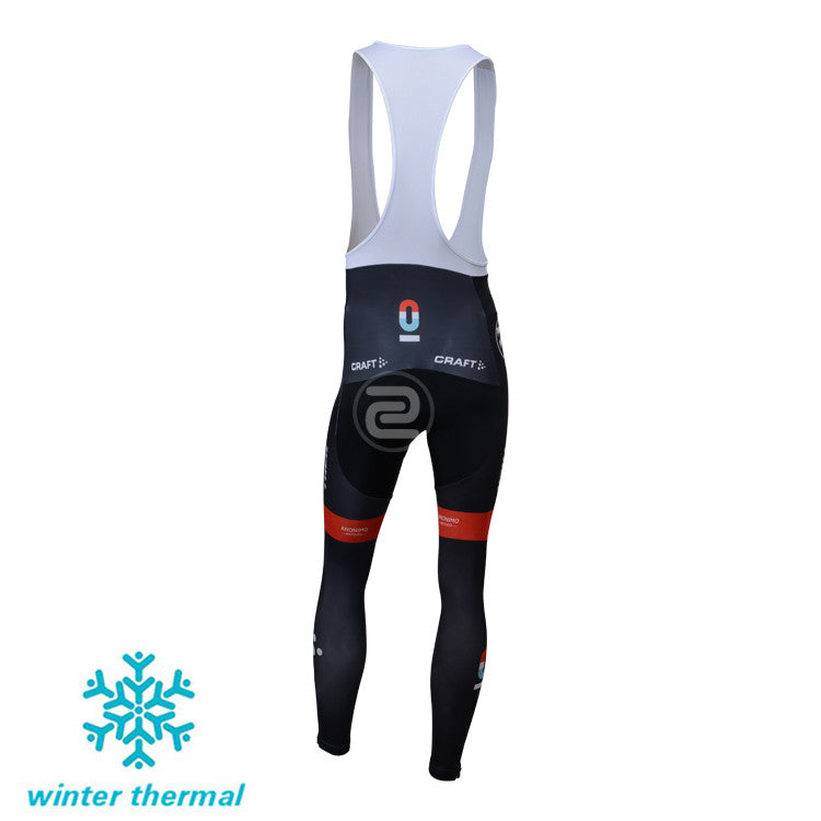 Winter Fleece Long Sleeve Cycling Jersey (Bib) Pants 027